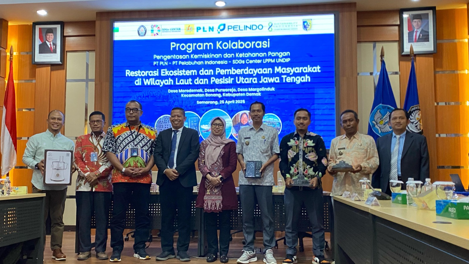 UNDIP dan BUMN Manfaatkan Limbah untuk Pemberdayaan Masyarakat Pesisir Demak.