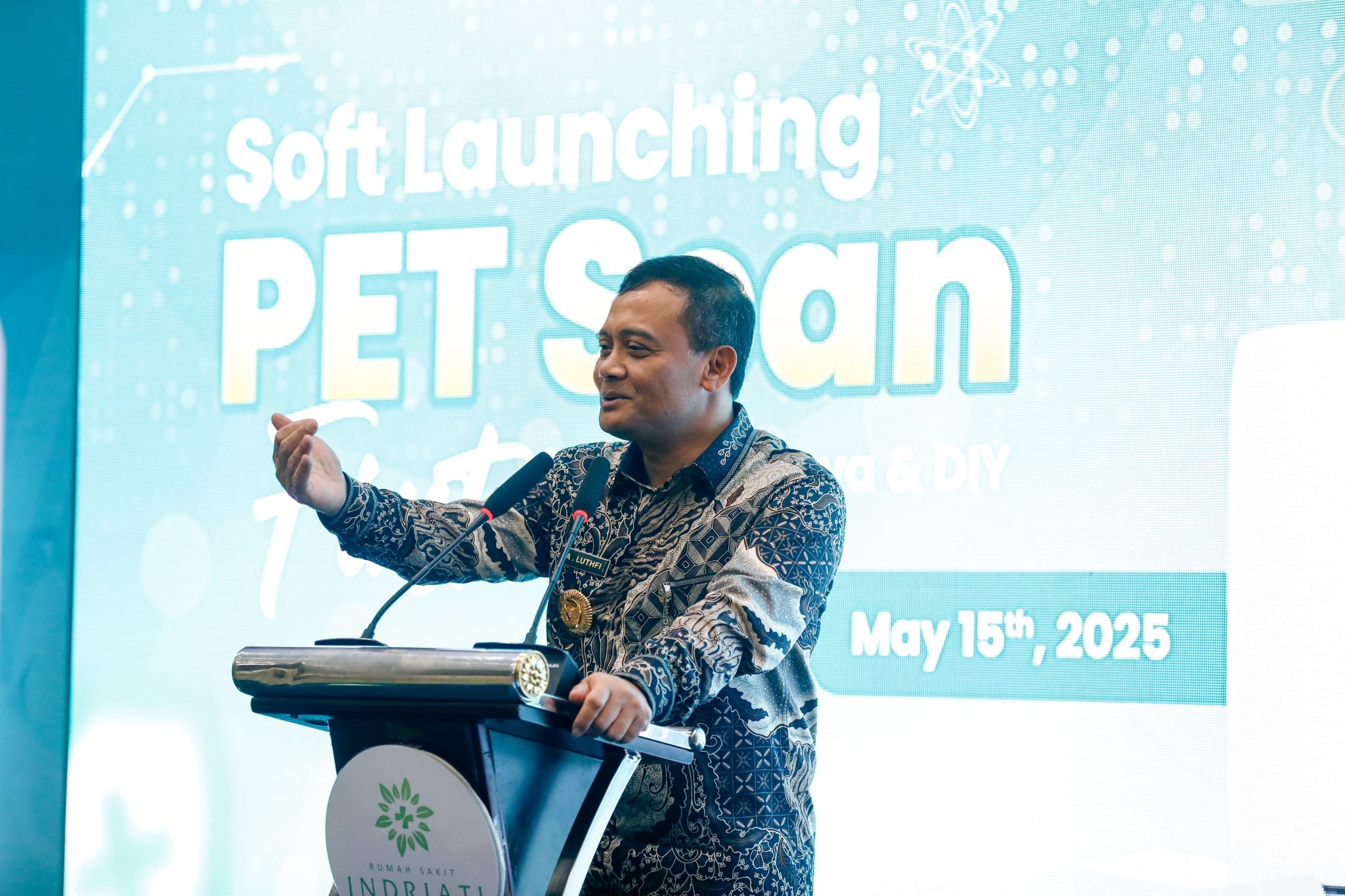 Gubernur Jateng Ahmad Luthfi meresmikan layanan PET Scan di RS Indriati Solo Baru