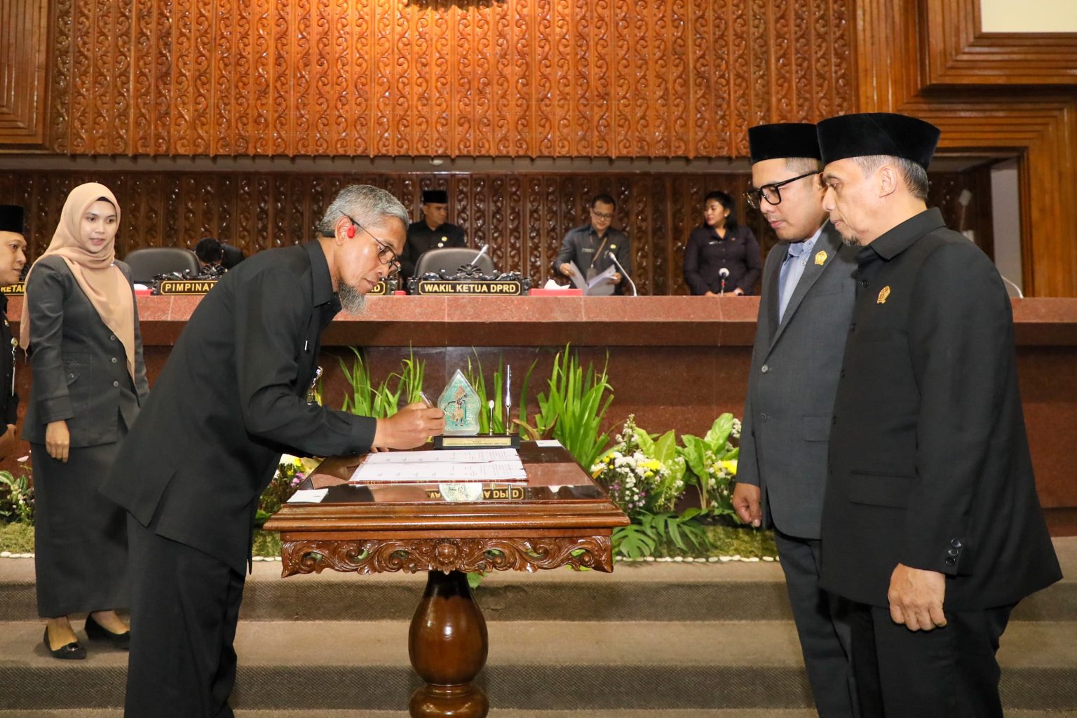 Sekda Jateng Sumarno rapat paripurna di DPRD Jateng