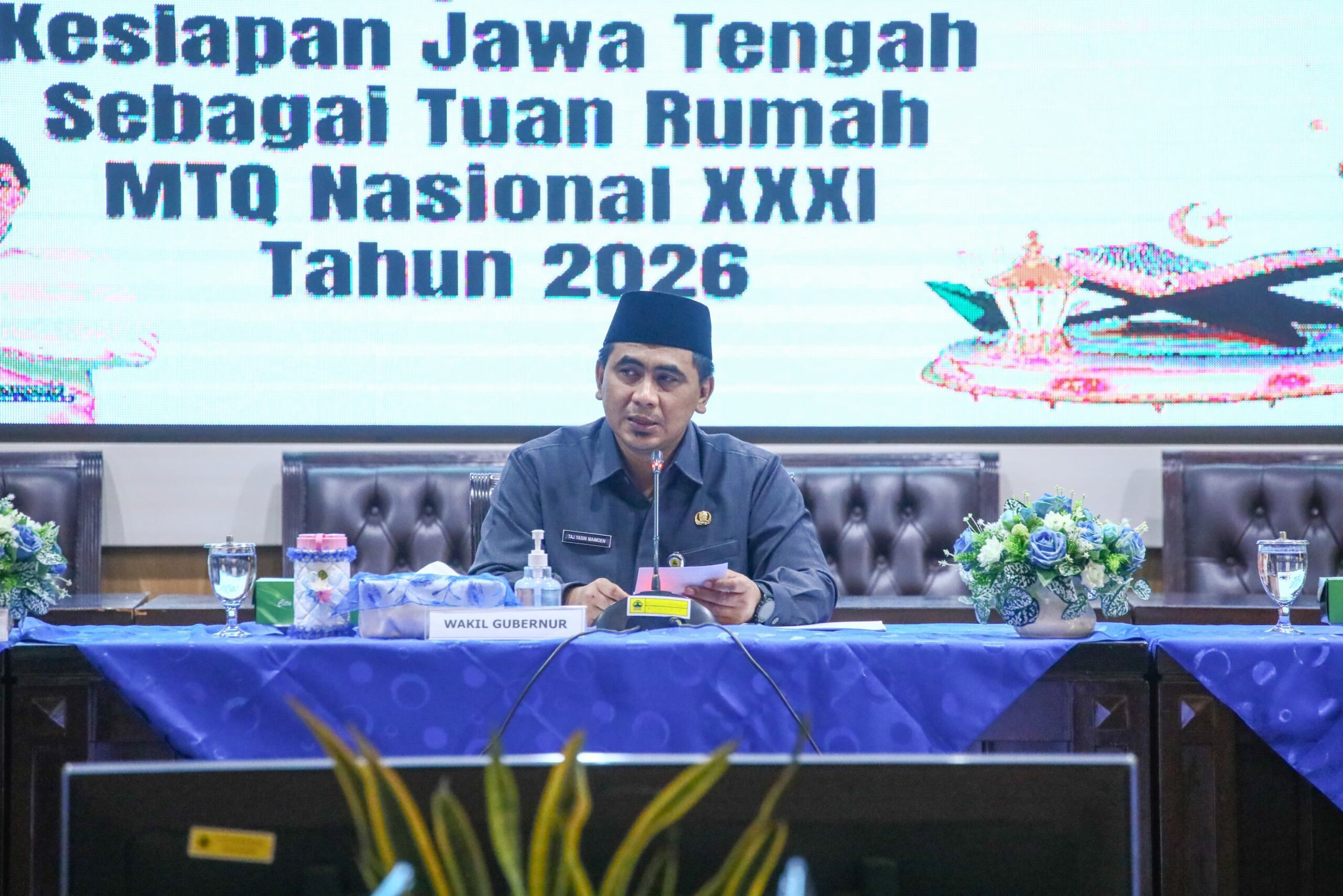 Jateng Beriap Tuan Rumah MTQ Nasional 2026, Provinsi Ramah Wisata Halal.