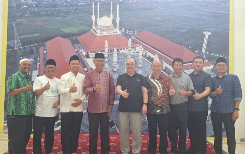 Delegasi CAMSR (City Alliance Maritime Silk Road) berkujung ke Masjid Agung Jawa Tengah (MAJT)