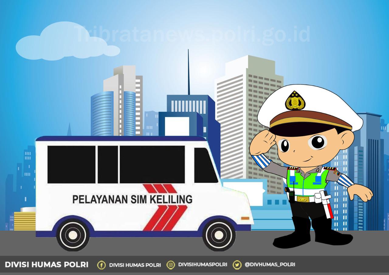 Ilustrasi SIM Keliling (foto: Div Humas Polri)