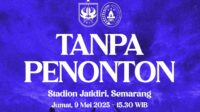 PSIS Semarang vs PSS Sleman digelar tanpa penonton (instagram @psisfcofficial) PSIS Semarang vs PSS Sleman digelar tanpa penonton (instagram @psisfcofficial)
