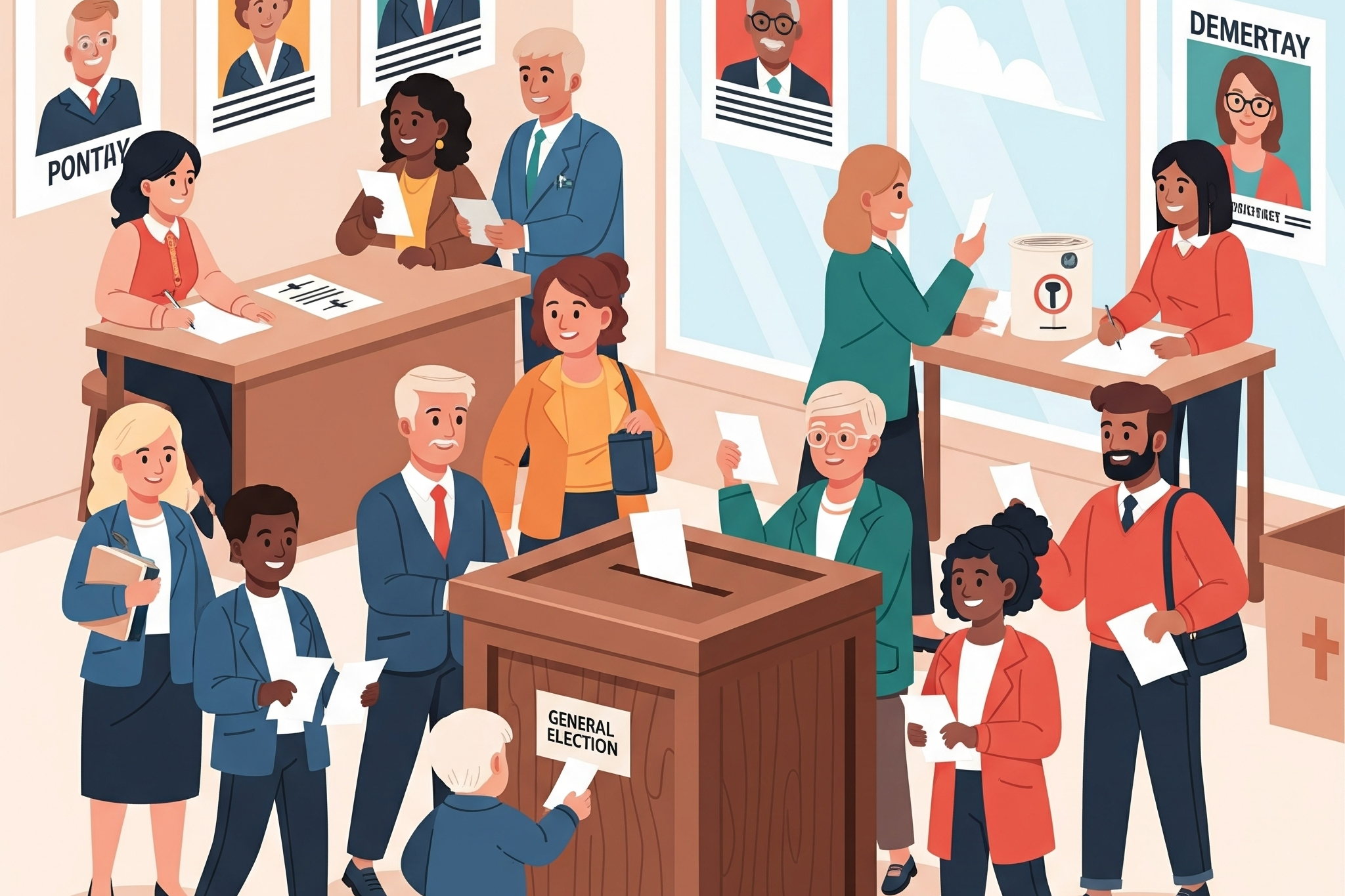 Ilustrasi pemilihan umum (Gemini Generated)