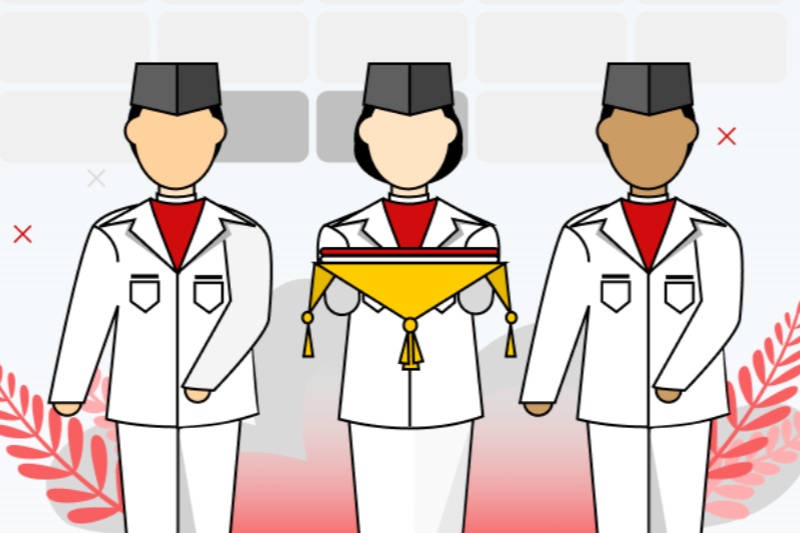 Ilustrasi Paskibra