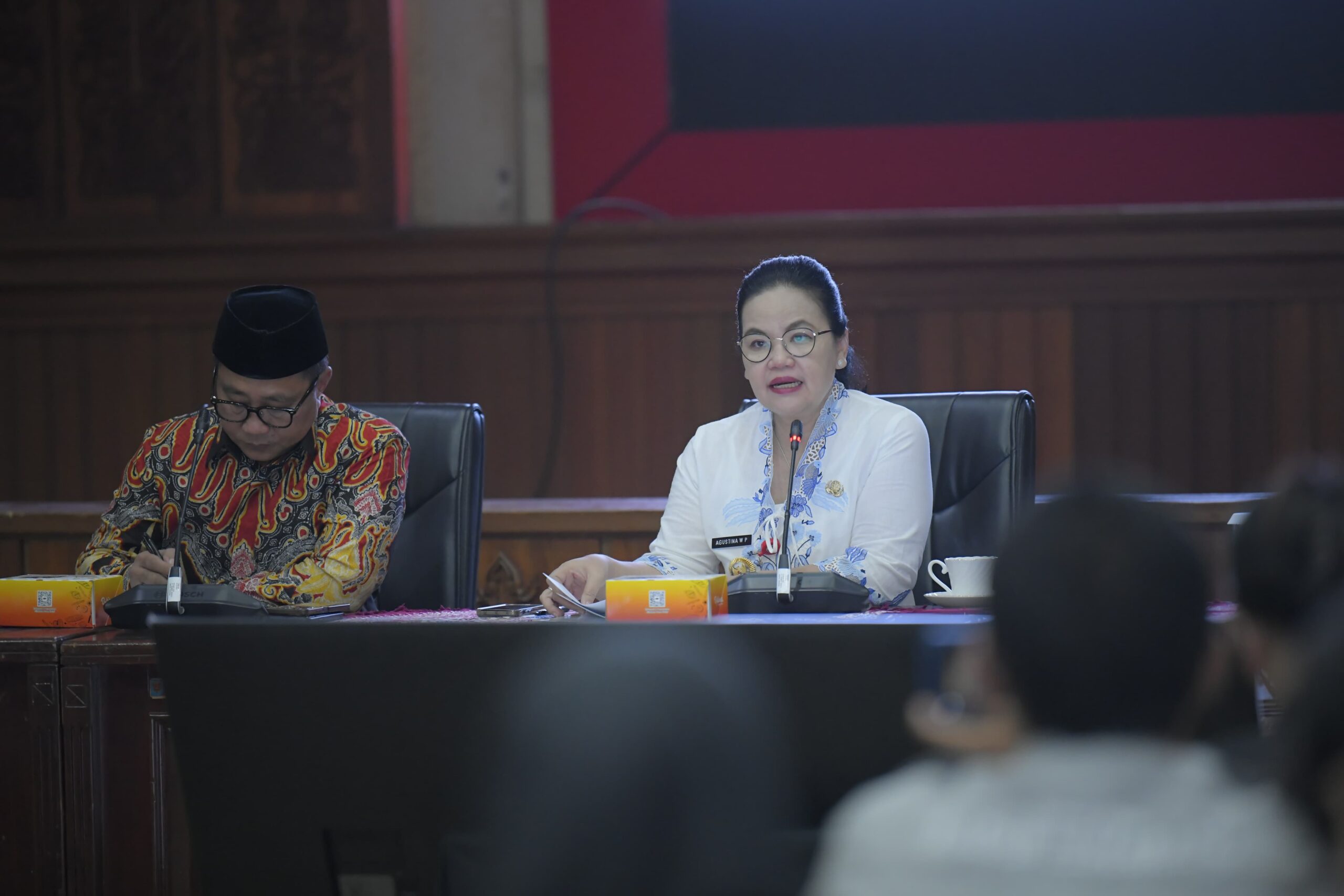 Agustina, Wali kota Semarang saat memberikan pengarahan di ruang Lokakrida, Balaikota belum lama ini. (matasemarang.com/humas Pemkot Semarang)