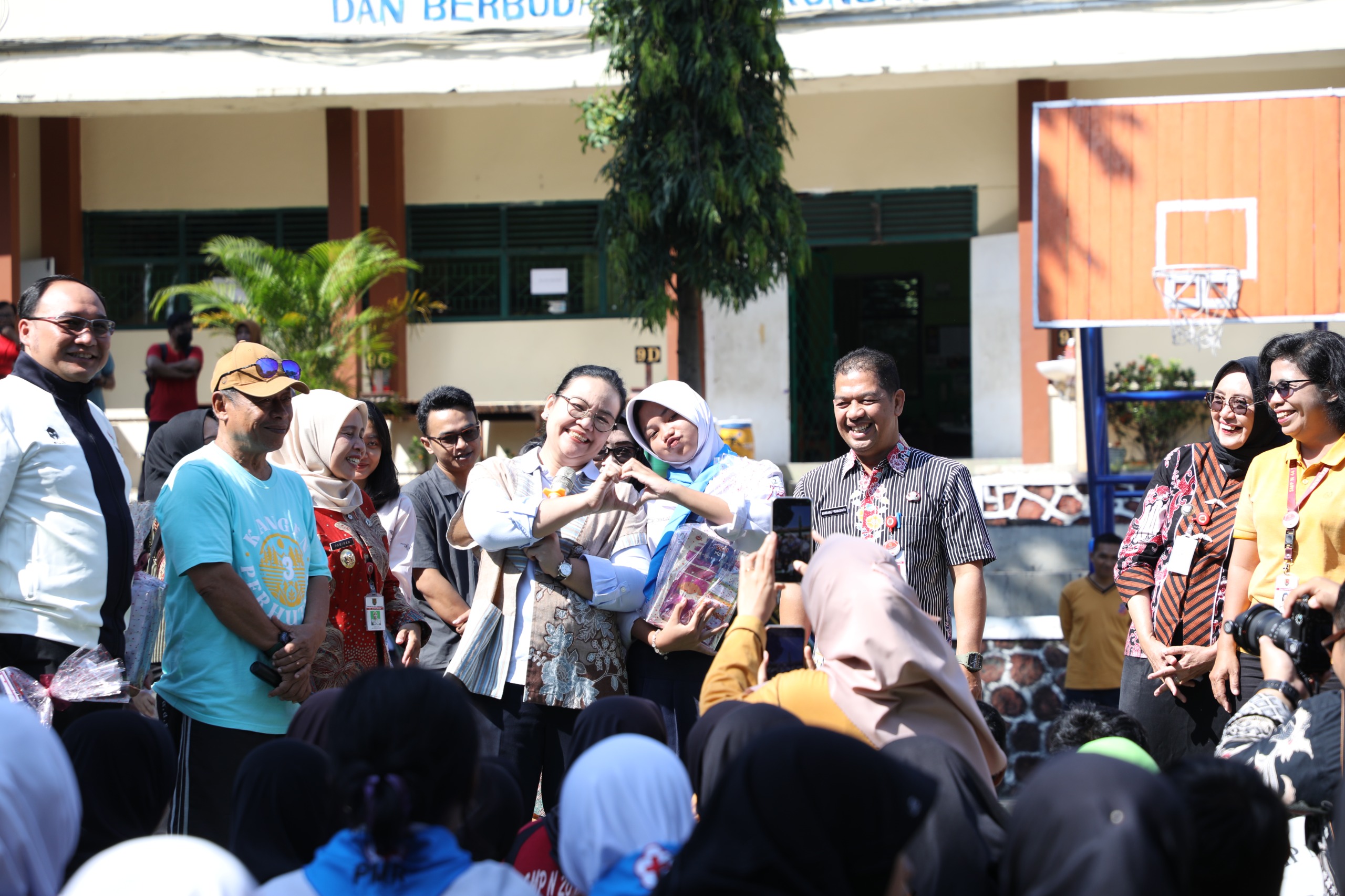 Wali Kota Semarang Luncurkan CKG di SMP N 26, Selasa 22 Juli 2025. (matasemarang.com/istimewa)