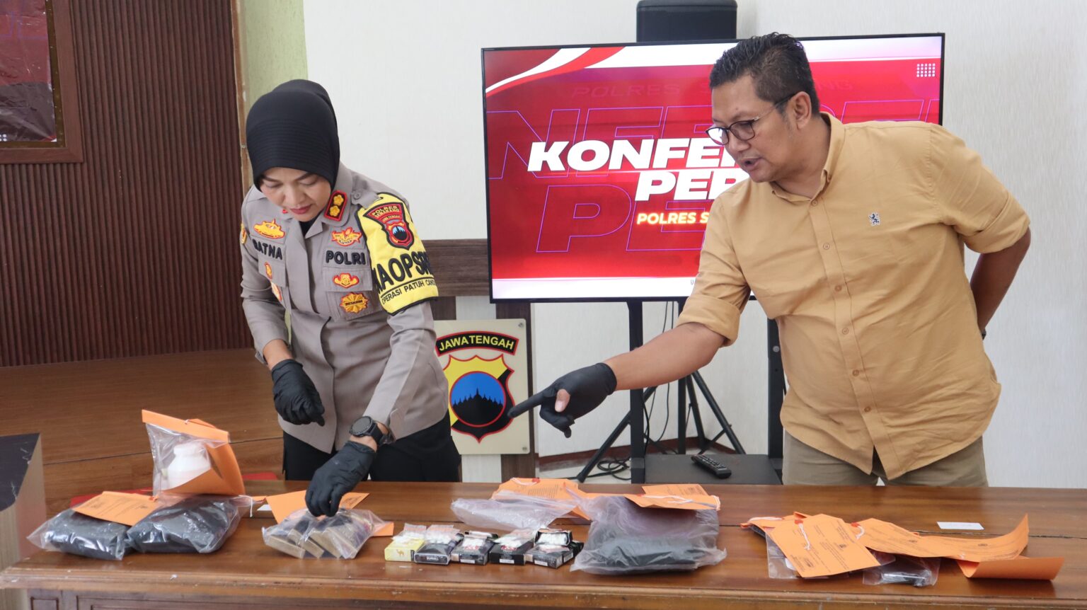 Polres Semarang ungkap kasus penyalahgunaan narkoba (Polres Semarang)
