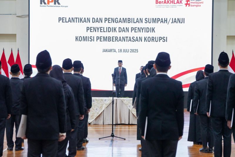 KPK KPK lantik penyelidik dan penyidik baru