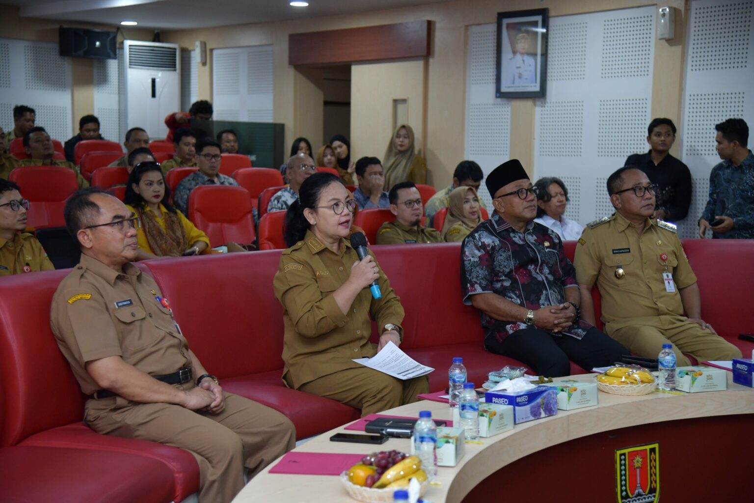 The Mayor of Semarang Agustina Wilujeng