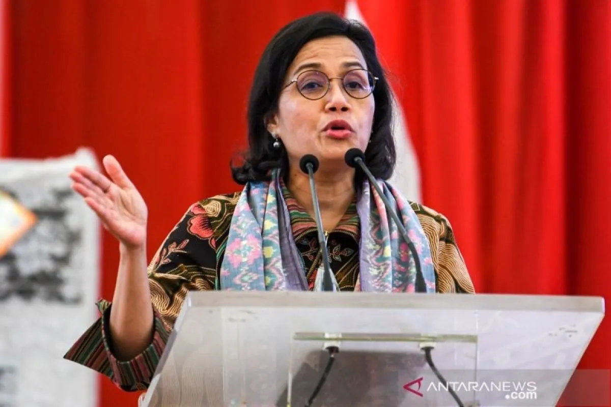 Menkeu Menteri Keuangan Sri Mulyani Indrawati