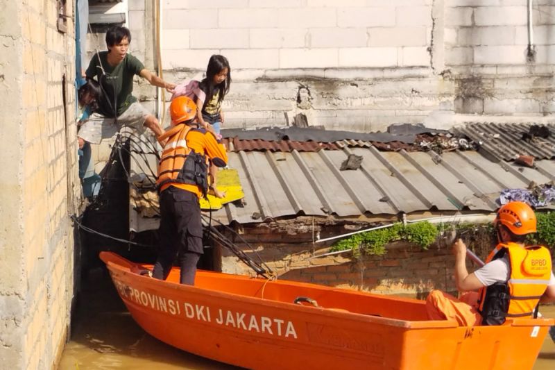 banjir 1 Jakarta direndam banjir