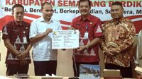 Pemkab Semarang terima UGK ruas tol Bawen - Ambarawa Rp9 miliar pada Kamis 24 Juli 2025 (foto: Diskominfo Semarang)