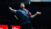 Pebulu tangkis Anthony Sinisuka Ginting