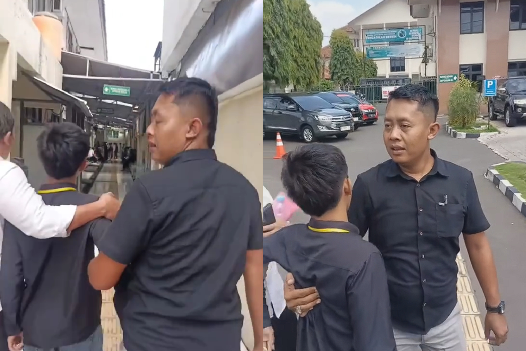 Viral video di media sosial dengam narasi pria dduga polisi intimidasi saksi kasus Gamma