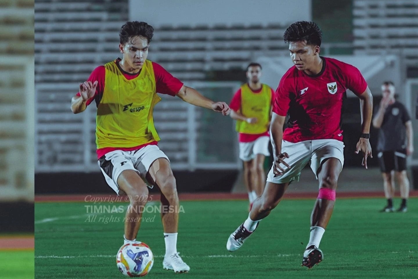 Latihan Timnas Indonesia jelang menghadapi Malaysia di Piala AFF U-23. instagram @timnasindonesia