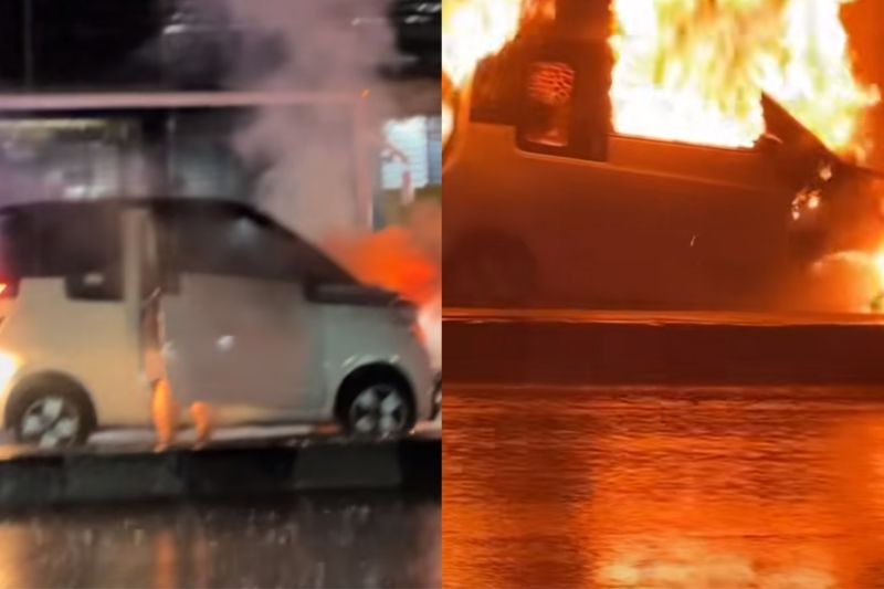 Wuling Air Ev terbakar