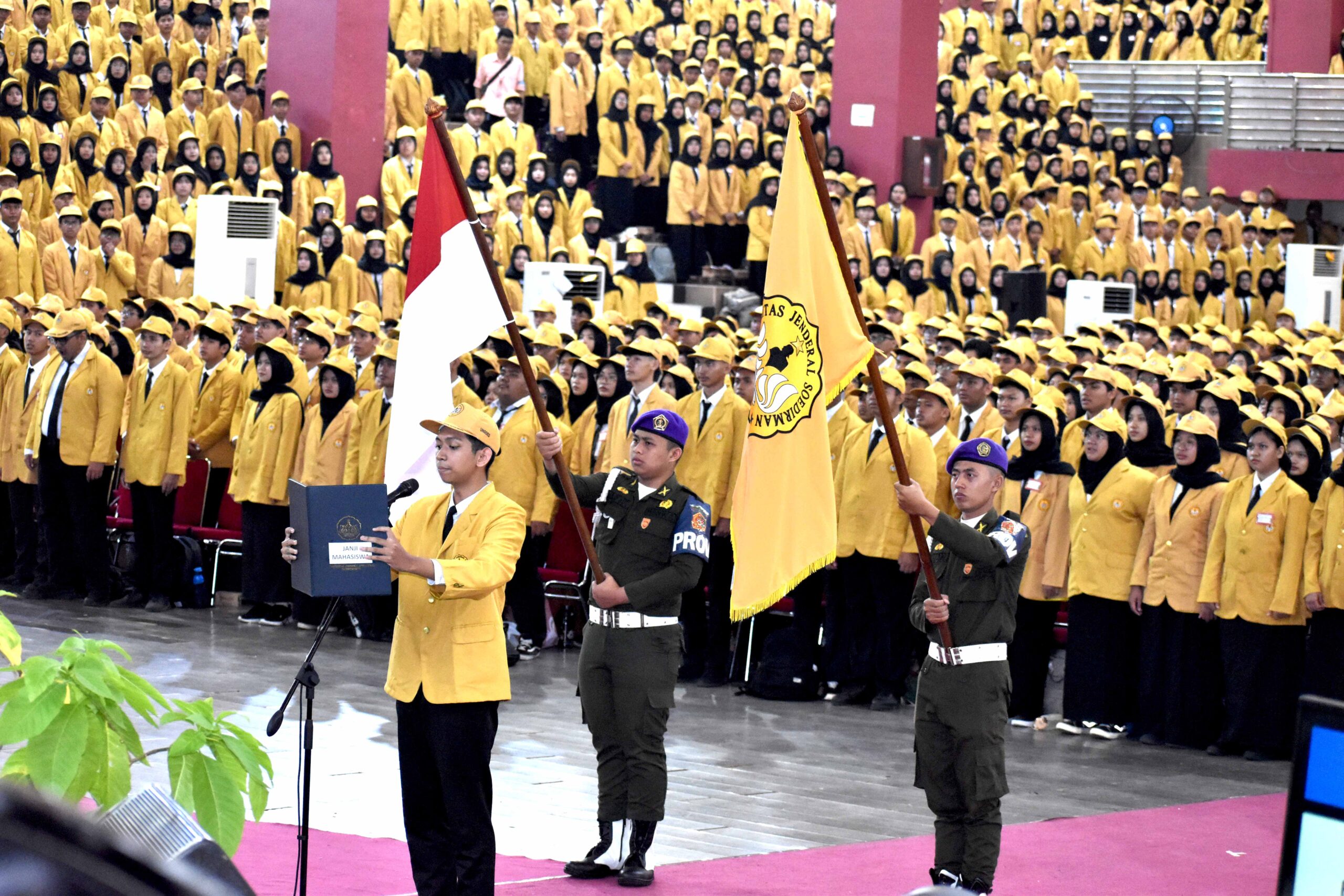 Unsoed resmi terima 10.007 mahasiswa di tahun akademik 2025/2026 (foto: Humas Unsoed)