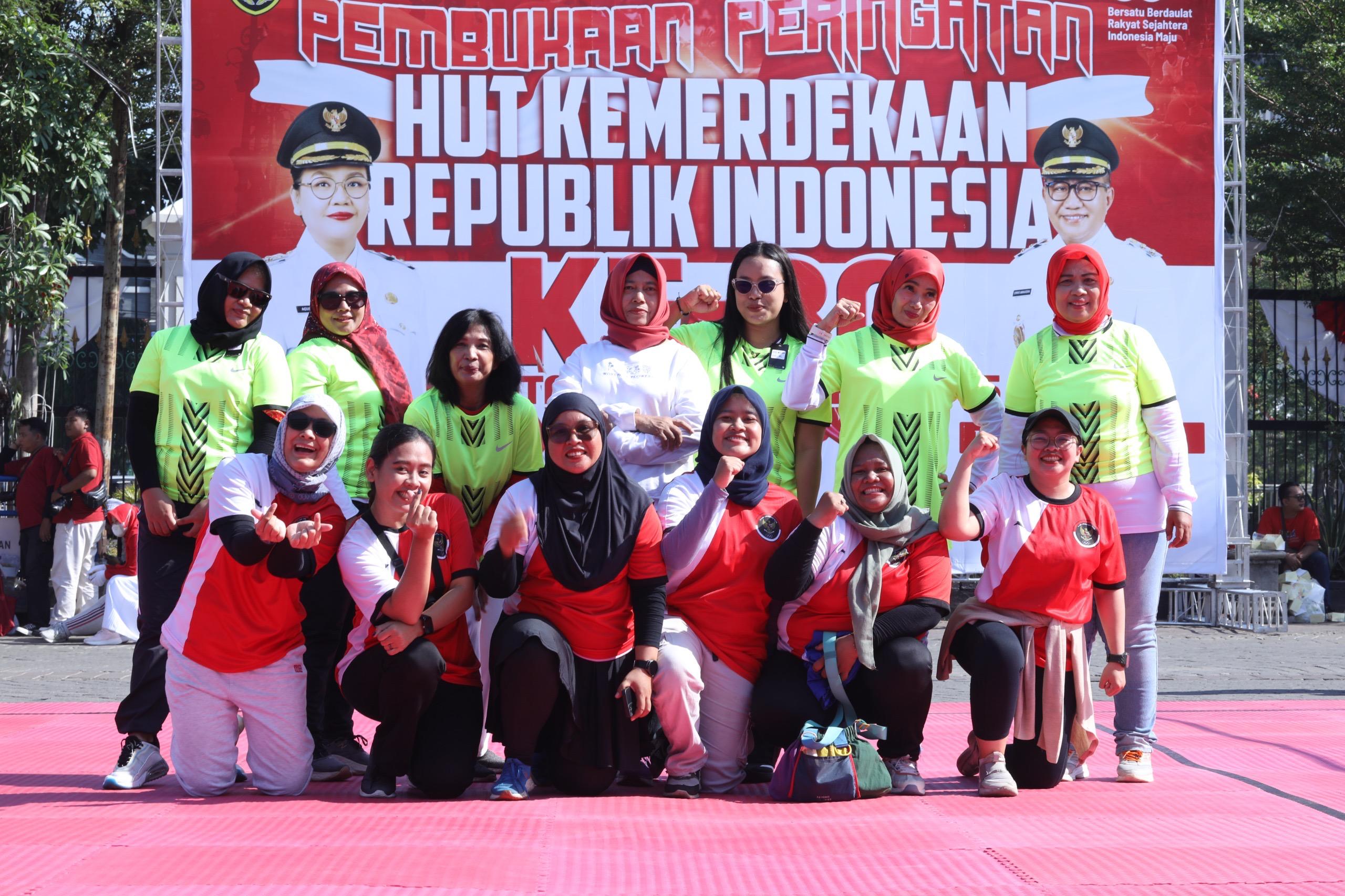 Pembukaan Lomba 17-an di Balai Kota Semarang. (matasemarang.com/Lia Dina) Pembukaan Lomba 17-an di Balai Kota Semarang. (matasemarang.com/Lia Dina)