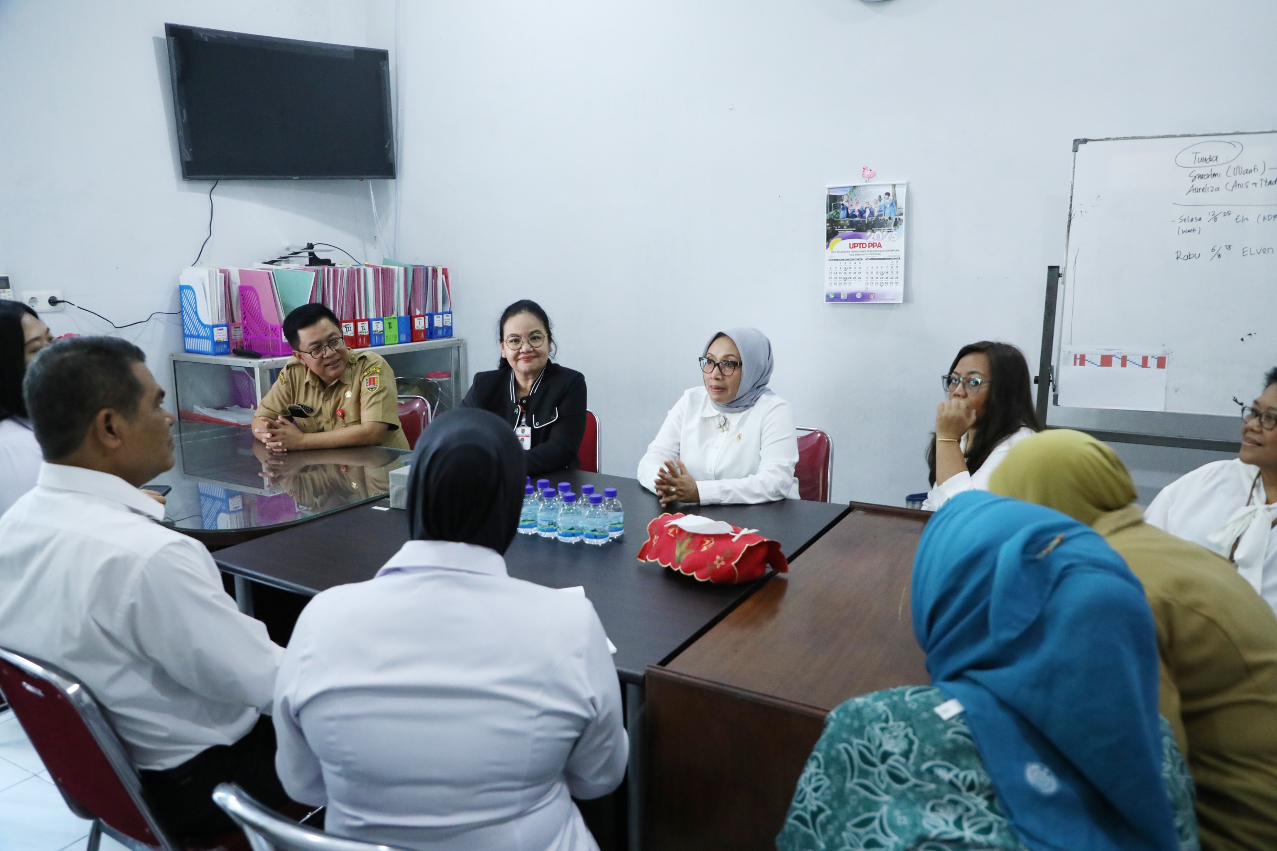 Kunjungan Menteri PPPA di RBI Kota Semarang. (matasemarang.com/Lia dina)