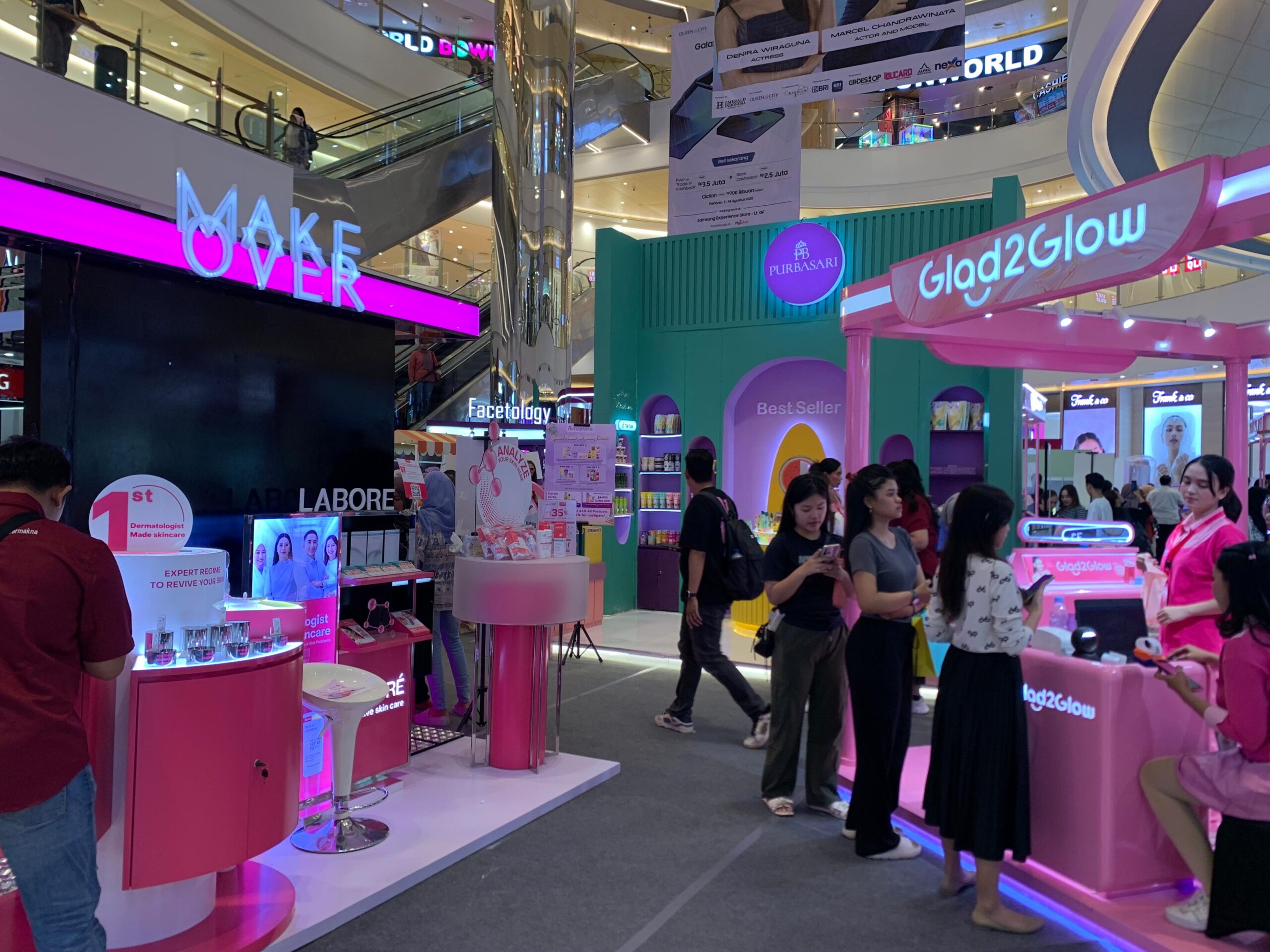 Najmia Beauty Fair 2025 di Queen City Mal. (matasemarang.com/Lia Dina)