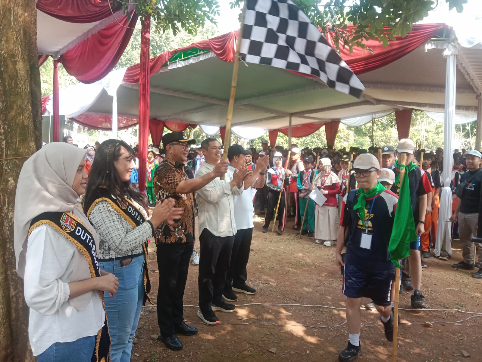 Wakil Wali Kota Semarang membuka kompetisi Math City Map di Semarang. (matasemarang.com/Lia Dina)