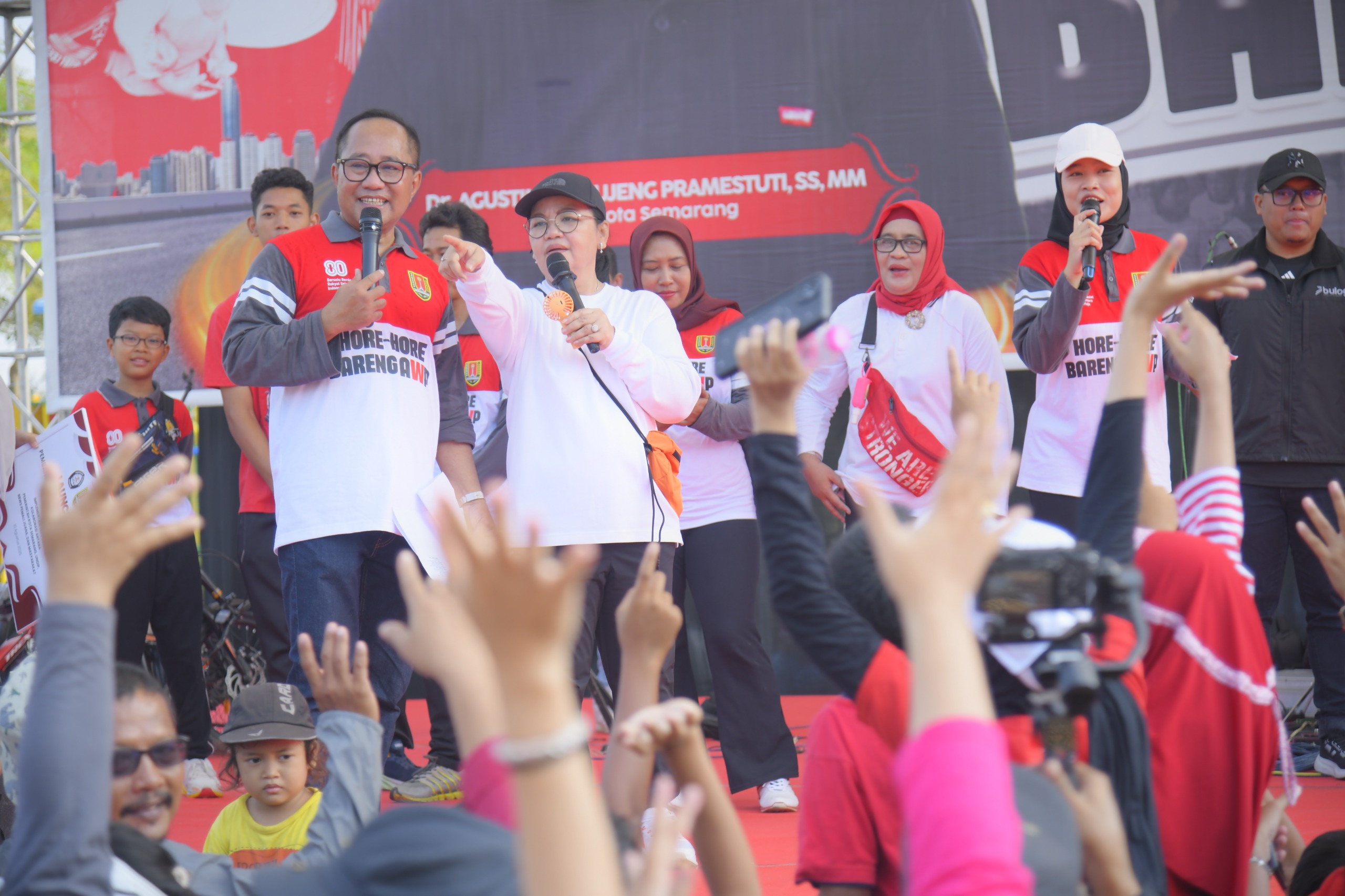 Peluncuran 1.000 titik sumur resapan di Banyumanik. (matasemarang.com/Lia Dina)