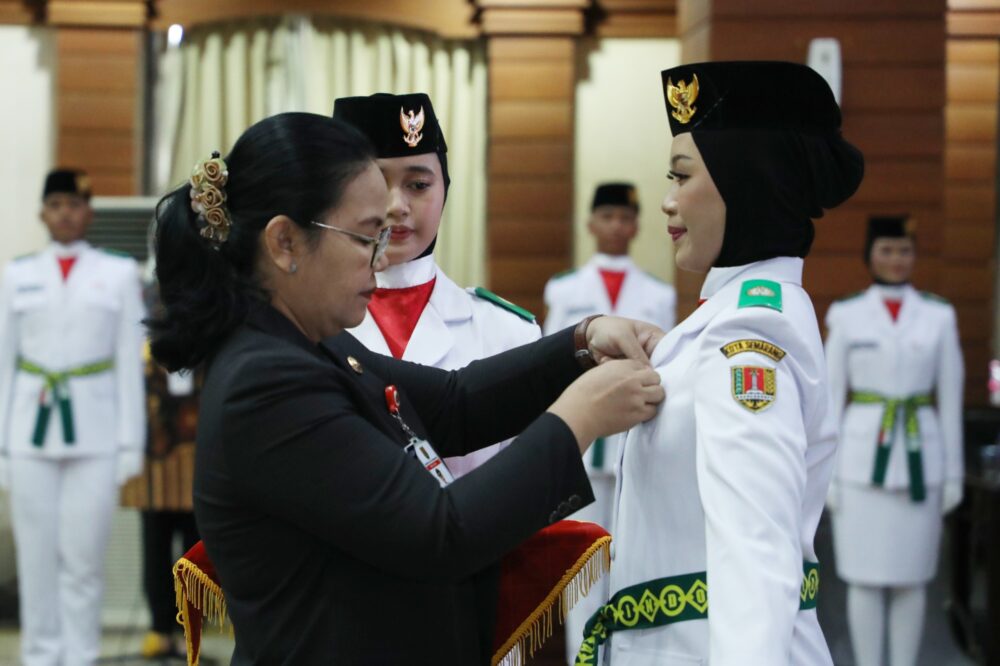 Wali Kota Semarang Kukuhkan 27 anggota Paskibraka Kota Semarang. (matasemarang.com/Lia Dina)