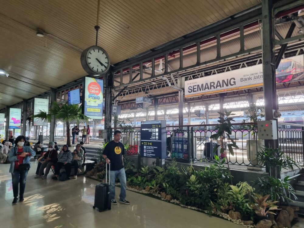 suasana Stasiun Semarang Tawang. (matasemarang.com/Lia Dina)