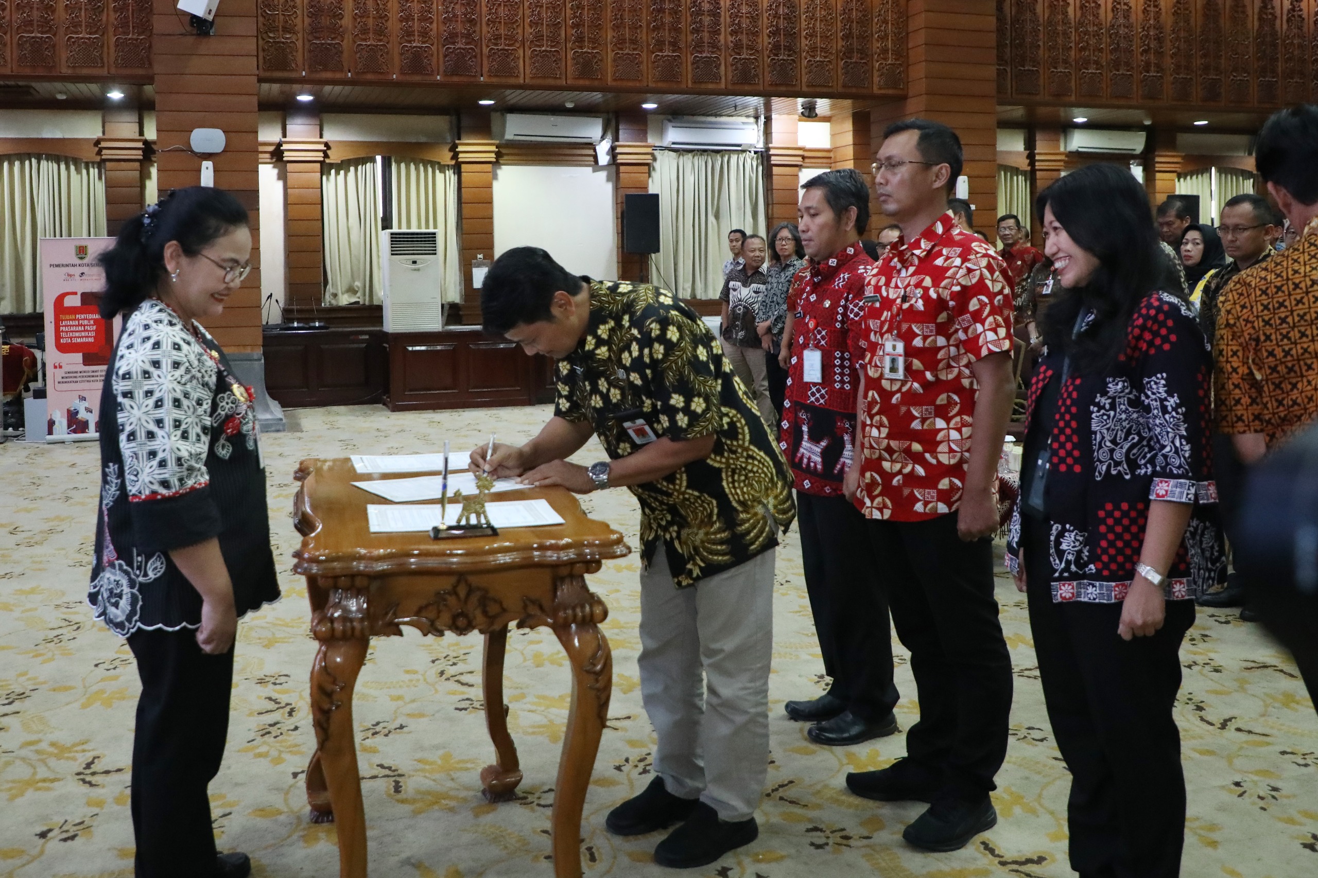 pelantikan pejabat eselon III dan Iv di Pemkot Semarang. (matasemarang.com/Lia Dina)