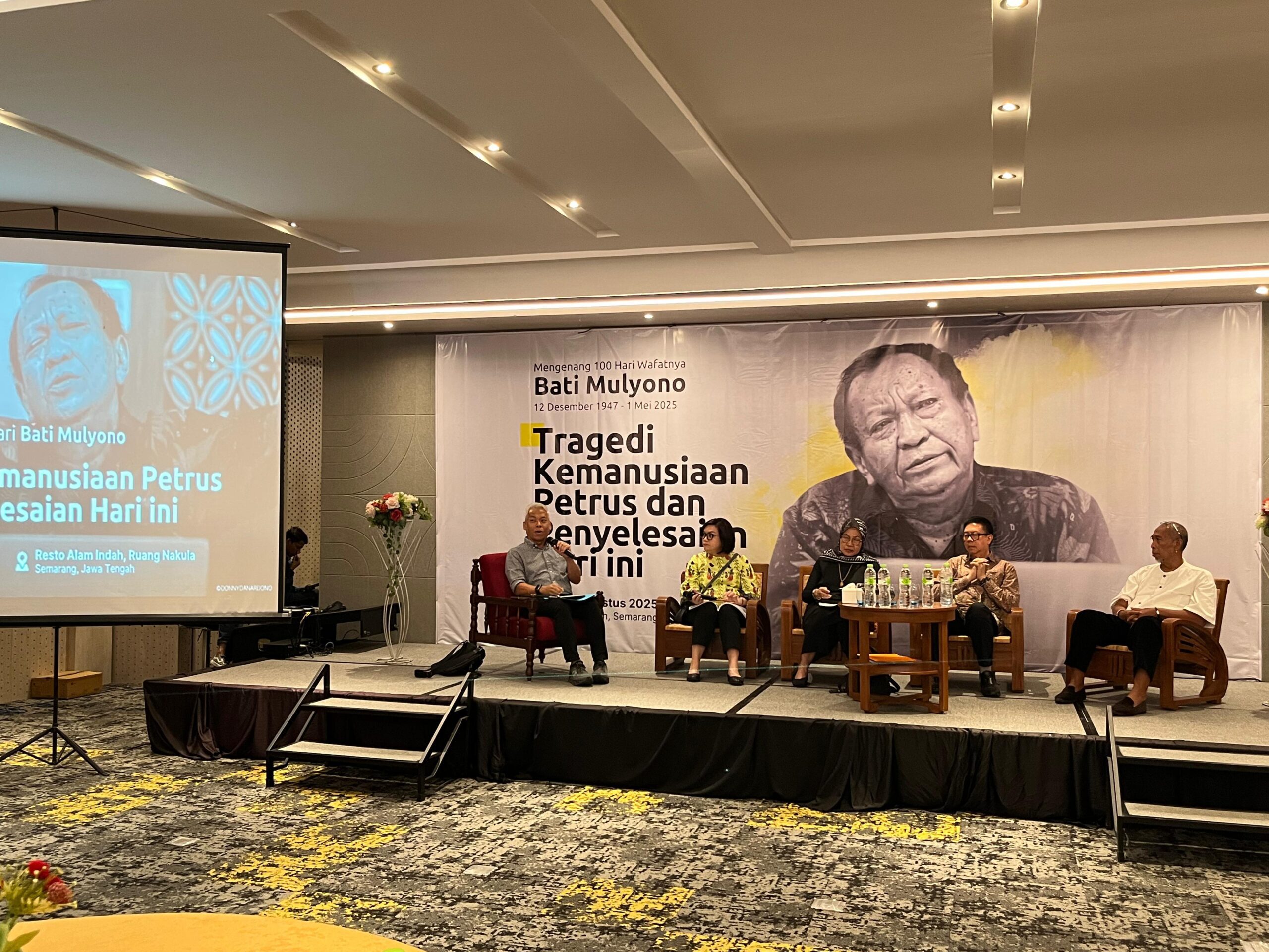 Peluncuran Buku Biografi Bati Mulyono: Membongkar Operasi Petrus yang Terlupakan