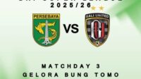 Jadwal siaran langsung Persebaya vs Bali United, Sabtu 23 Agustus 2025 Jadwal siaran langsung Persebaya vs Bali United, Sabtu 23 Agustus 2025