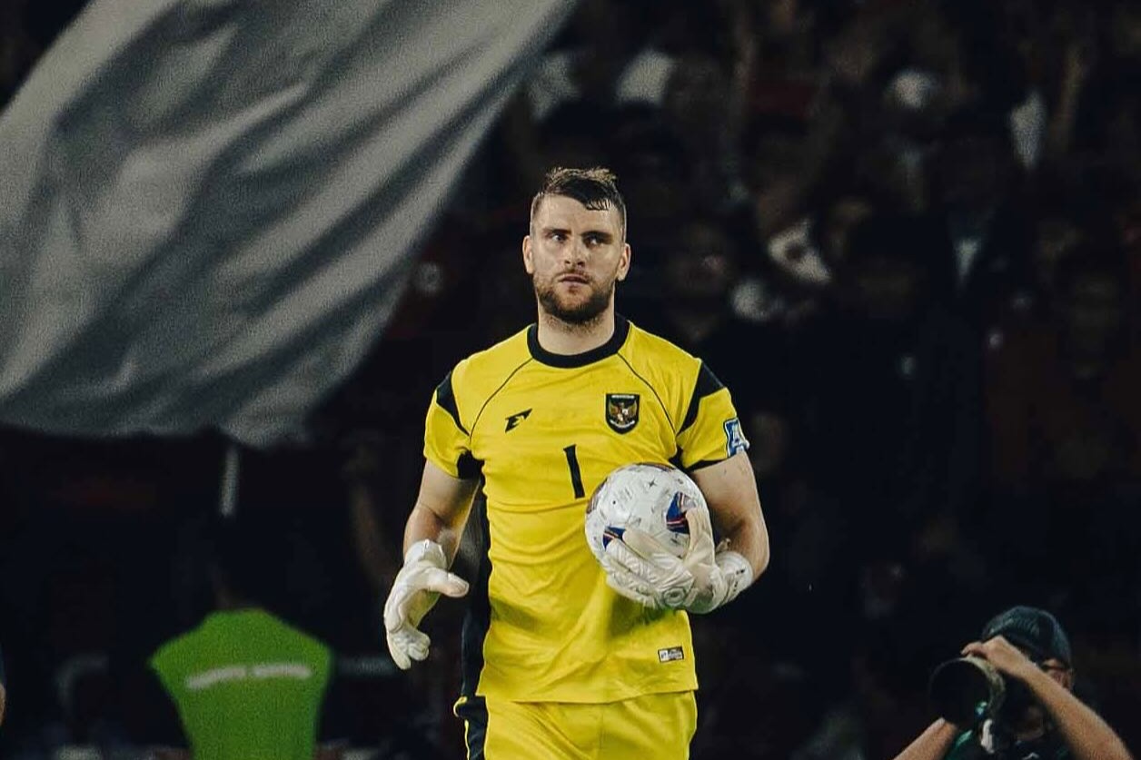 Kiper Timnas Indonesia Maarten Paes (instagram @maartenpaes)