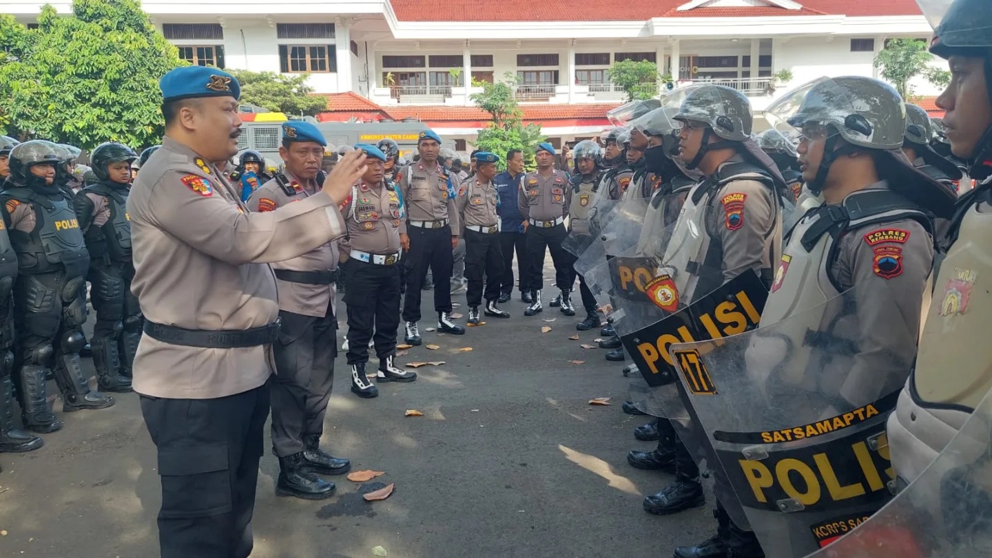 Bidpropam Polda Jateng pastikan pengamanan demo di Pati sesuai SOP (Foto: Polda Jateng)