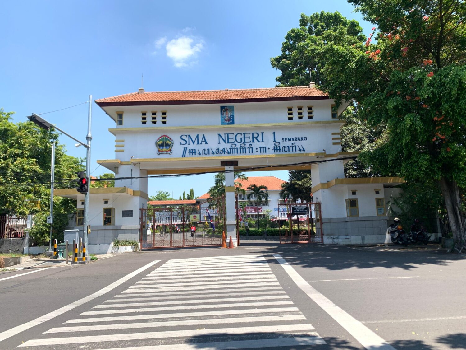 Suasana SMA Negeri 1 Semarang. (matasemarang.com/Lia Dina)