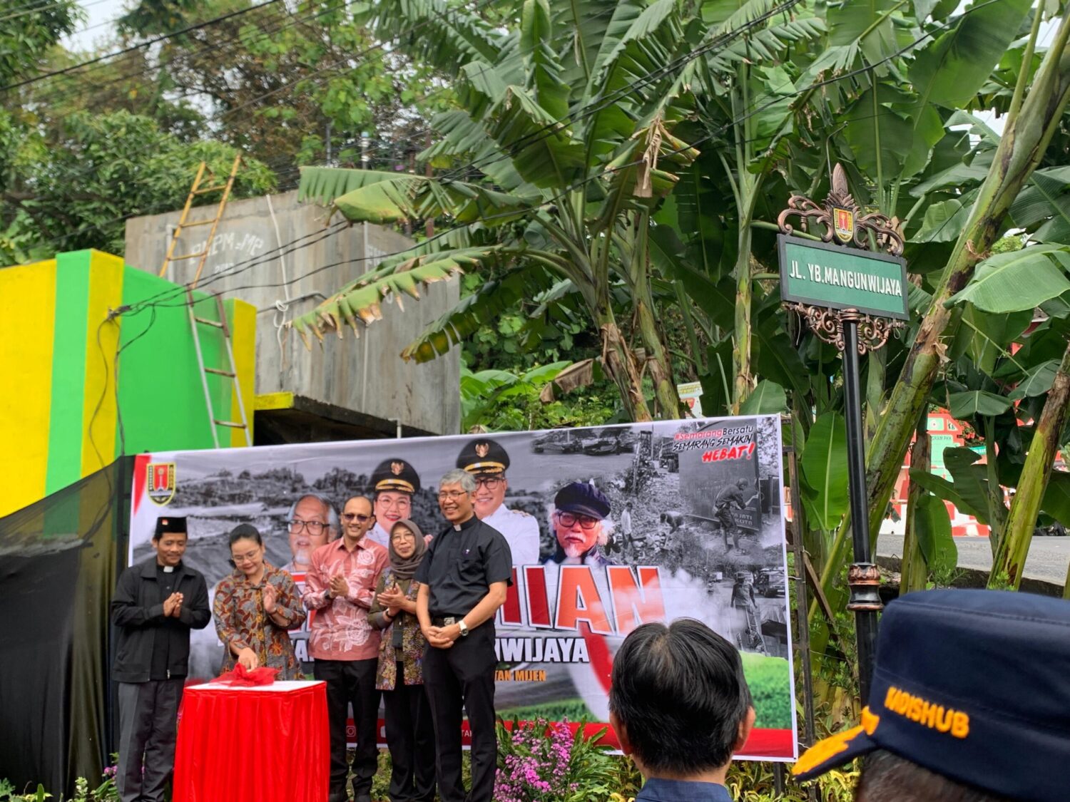 Peresmian Jl. Y.B. Mangunwijaya di Kota Semarang (matasemarang.com/Lia Dina)