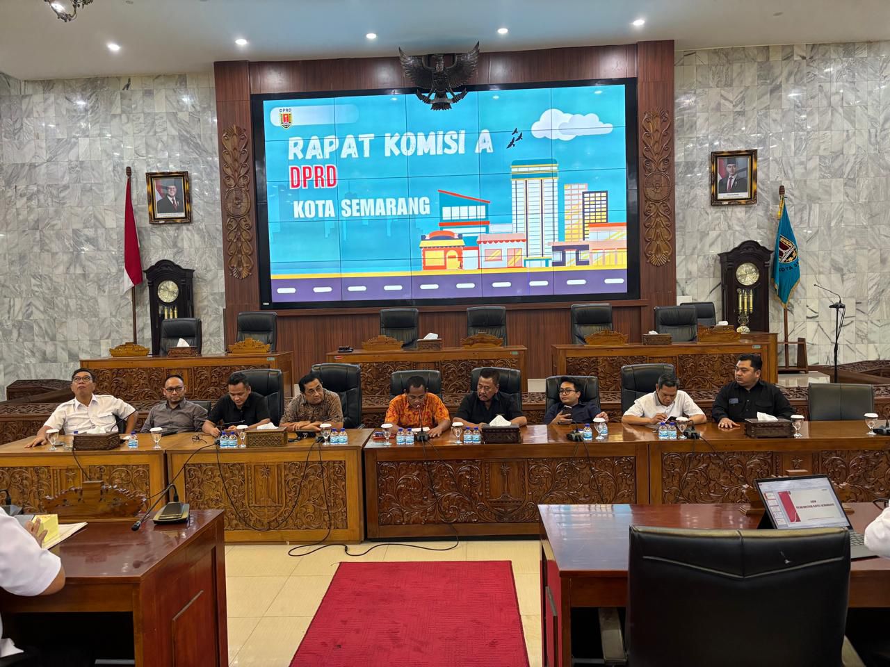 Rapat dengar pendapat Komisi A DPRD Kota Semarang (matasemarang.com/Lia Dina
