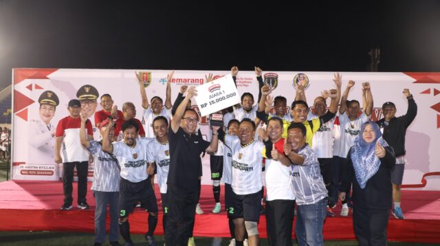 Wakil Wali Kota Semarang hadiri final Liga RT/RW Kota Semarang (matasemarang.com/Lia Dina)