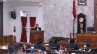 Wali Kota Semarang saat menghadiri sidang paripurna (matasemarang.com/Lia Dina)