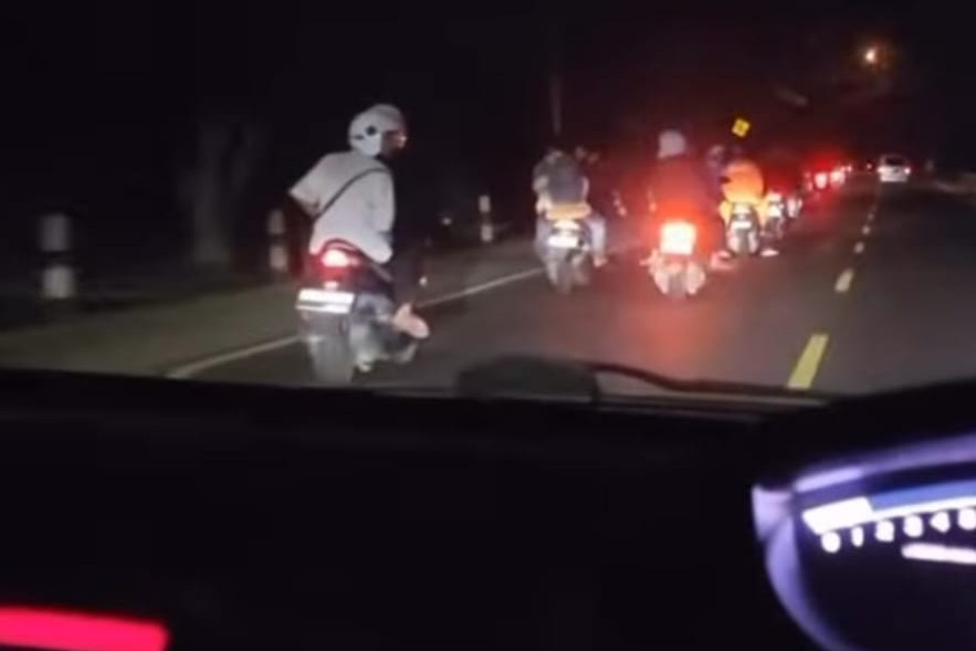 Video viral remaja bawa sajam di Ambarawa (Polres Semarang)