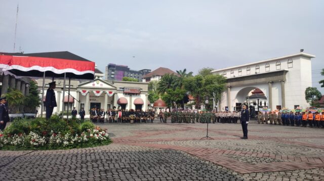 Upacara peringatan Harhubnas 2025 di Kota Semarang, Kamis 18 September 2025