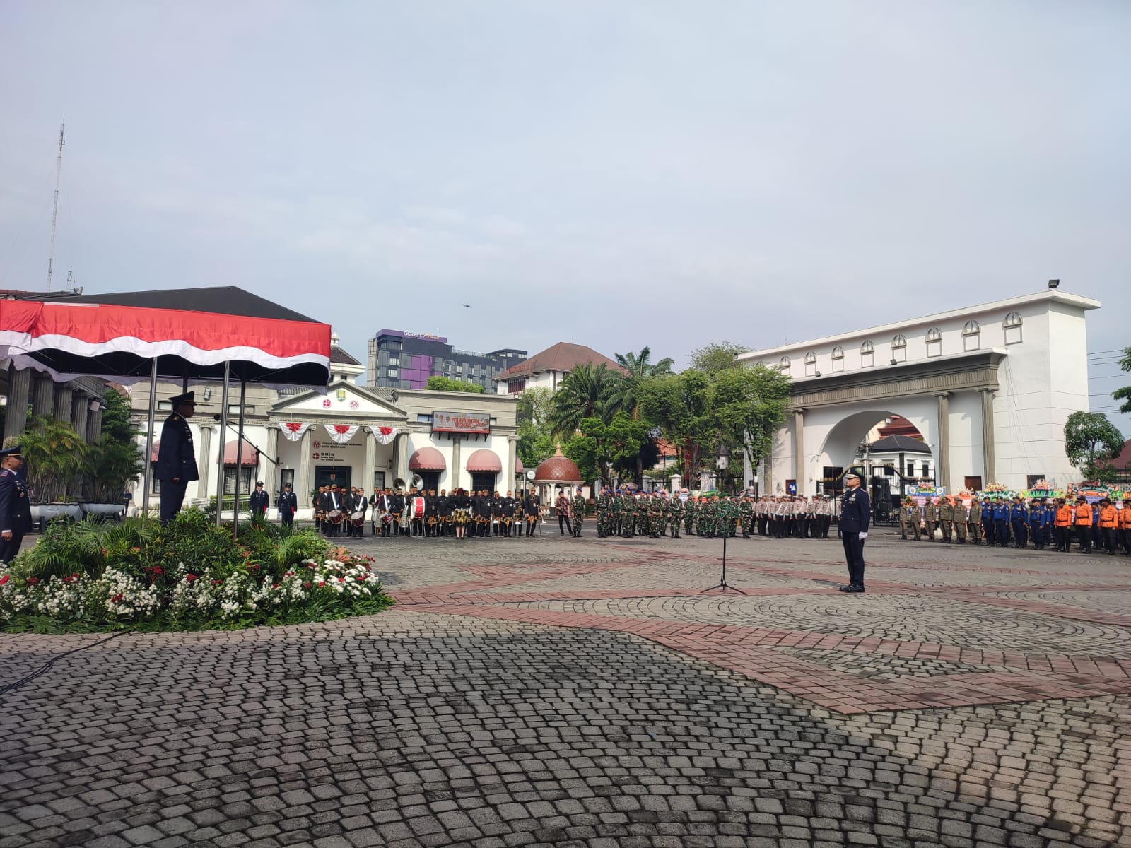 Upacara peringatan Harhubnas 2025 di Kota Semarang, Kamis 18 September 2025
