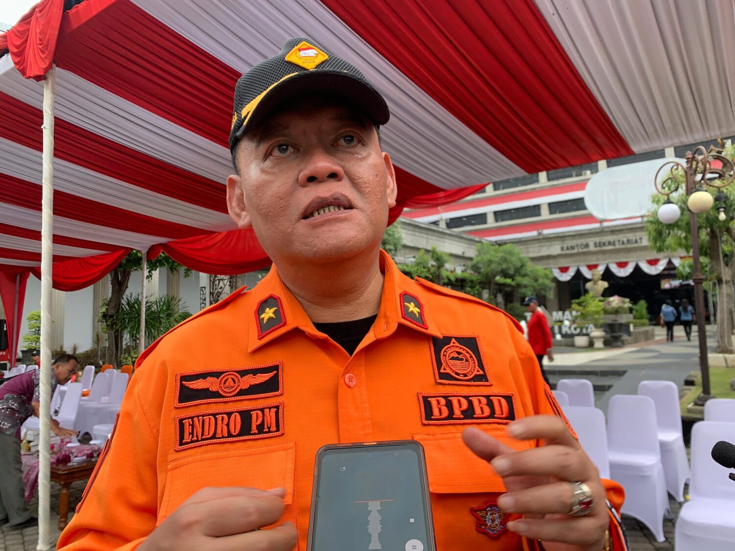 Kalaksa BPBD Kota Semarang, Endro Pudyo Martanto (matasemarang.com/Lia Dina)