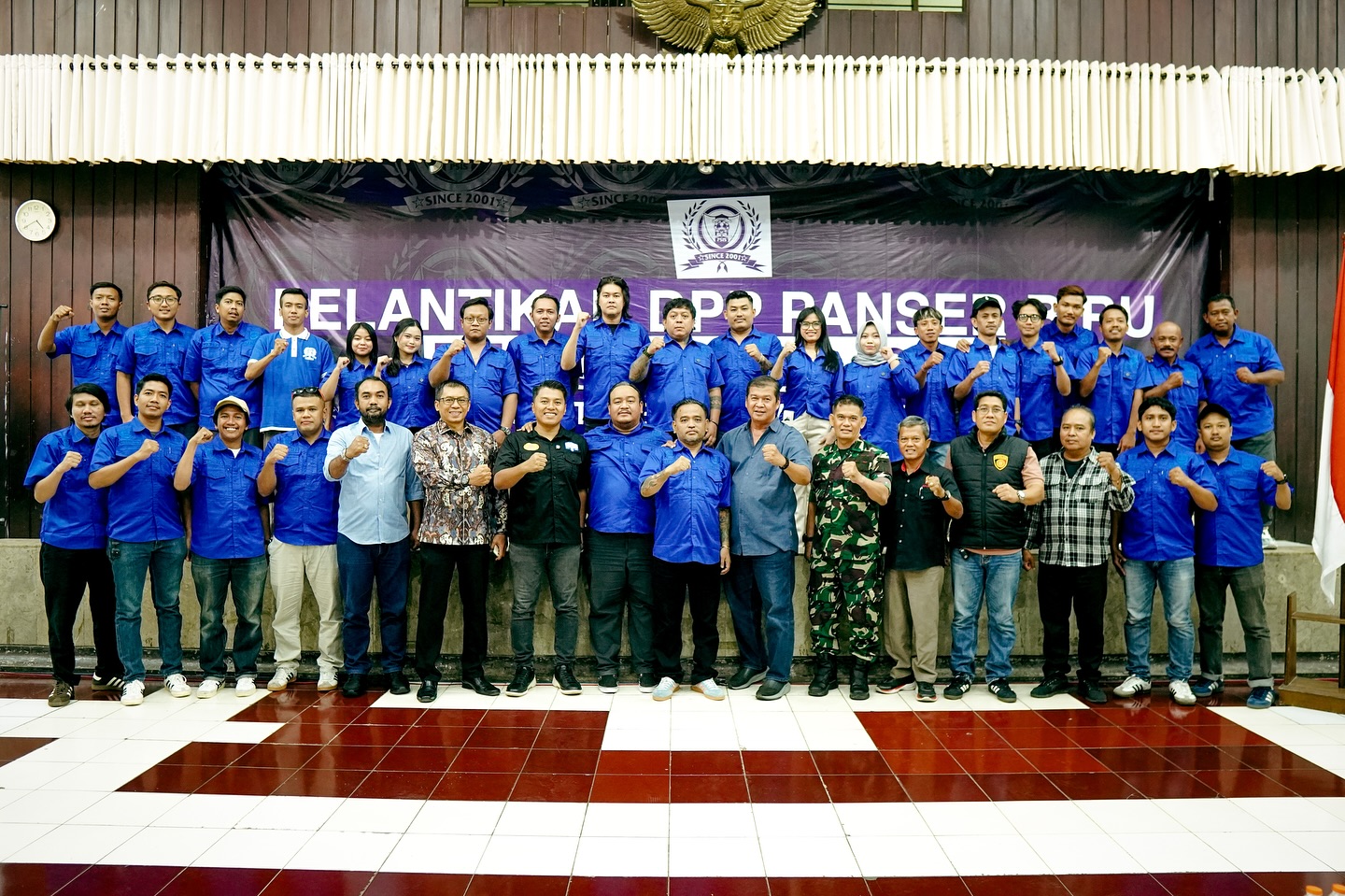 Pelantikan pengurus DPP Panser Biru (instagram @panserbiru2001)