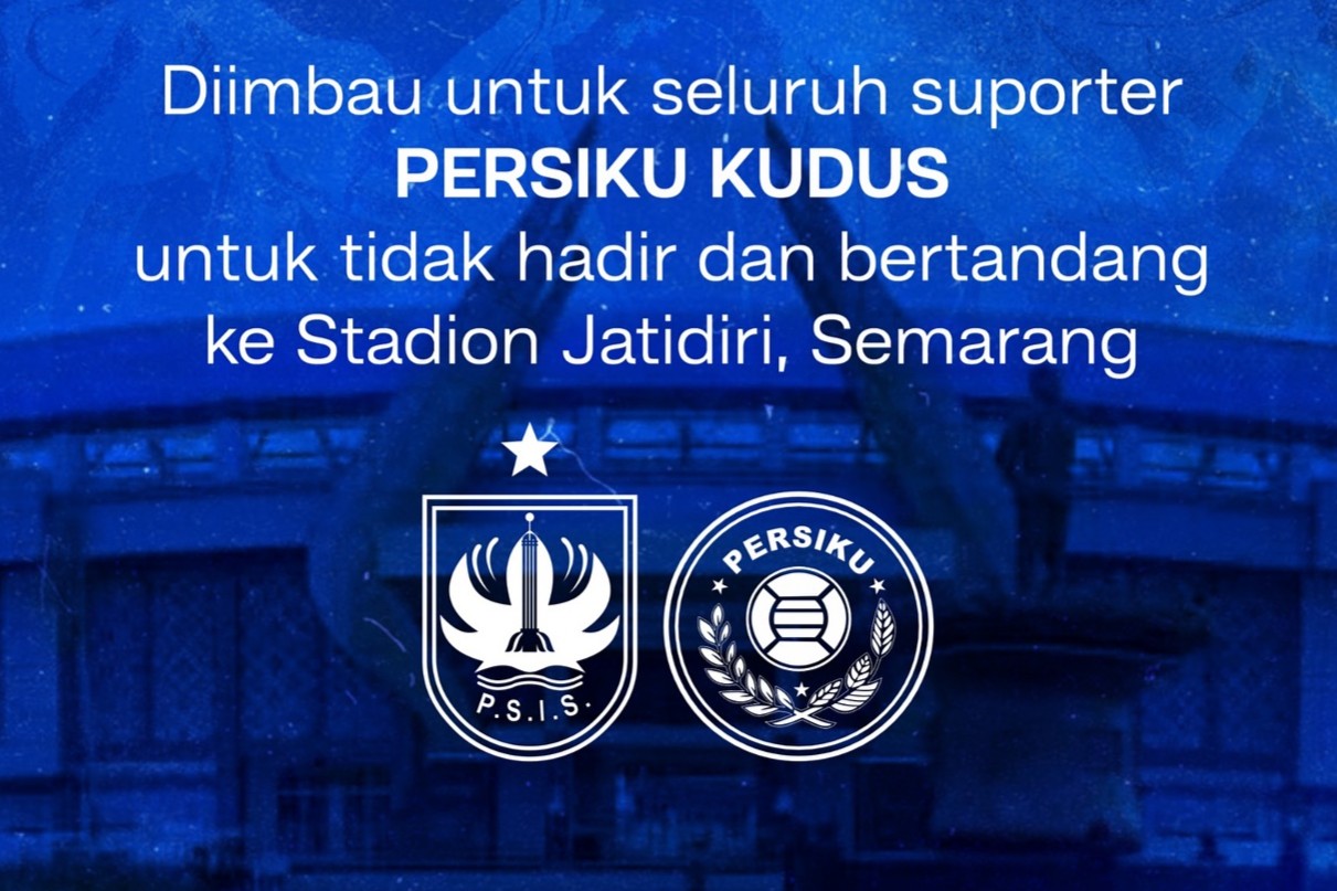 Suporter Persiku Kudus dilarang datang ke kandang PSIS (instagram @persiku_kudus)