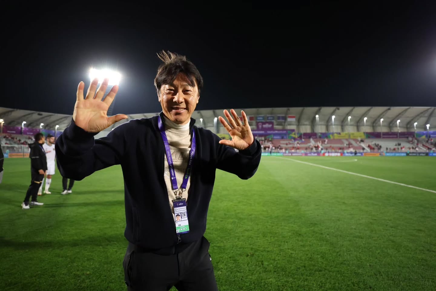 Shin Tae-yong saat melatih Timnas Indonesia (instagram @shintaeyong7777)
