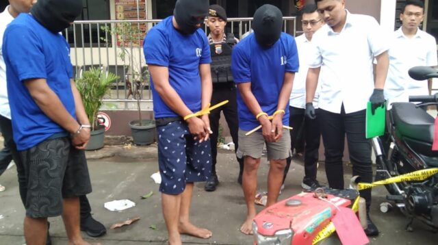 Polisi ungkap sindikat pencuri mesin traktor di Demak (foto: Polres Demak)