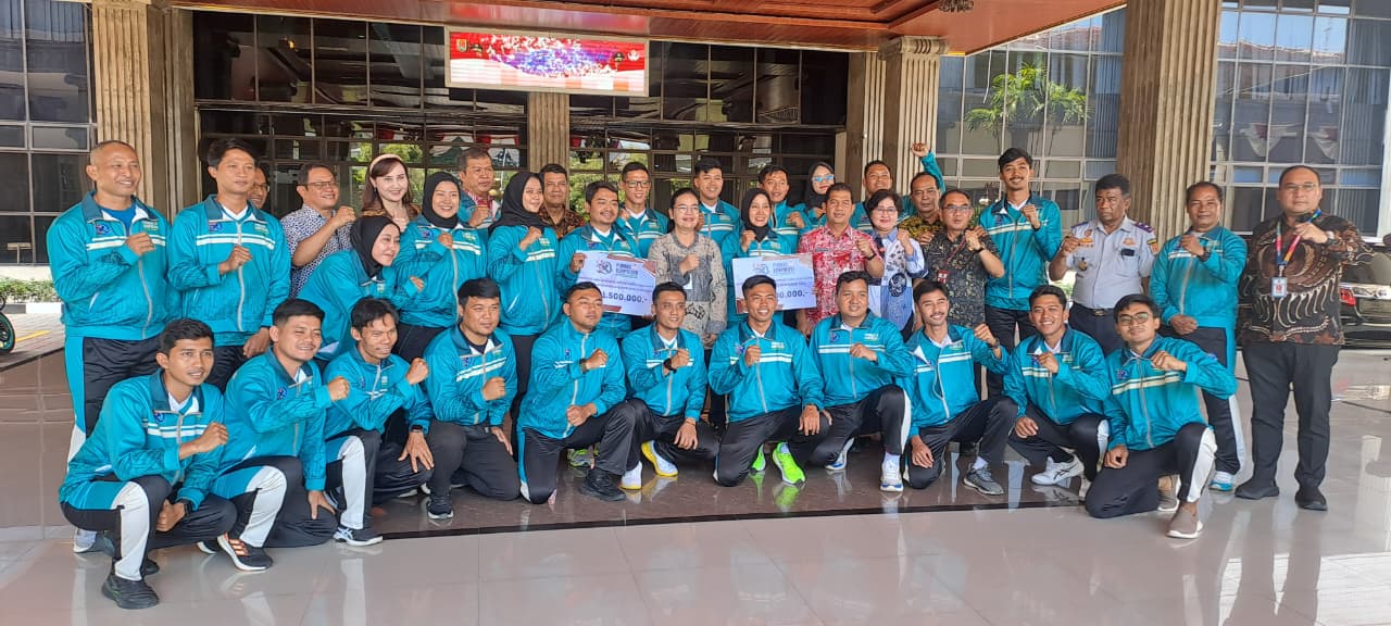 Pelepasan atlet dan pelatih ke Pornas XVII Korpri (matasemarang.com/Lia Dina)