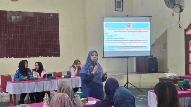 sosialisasi keamanan pangan di Kelurahan Ngaliyan (matasemarang.com/Lia Dina)