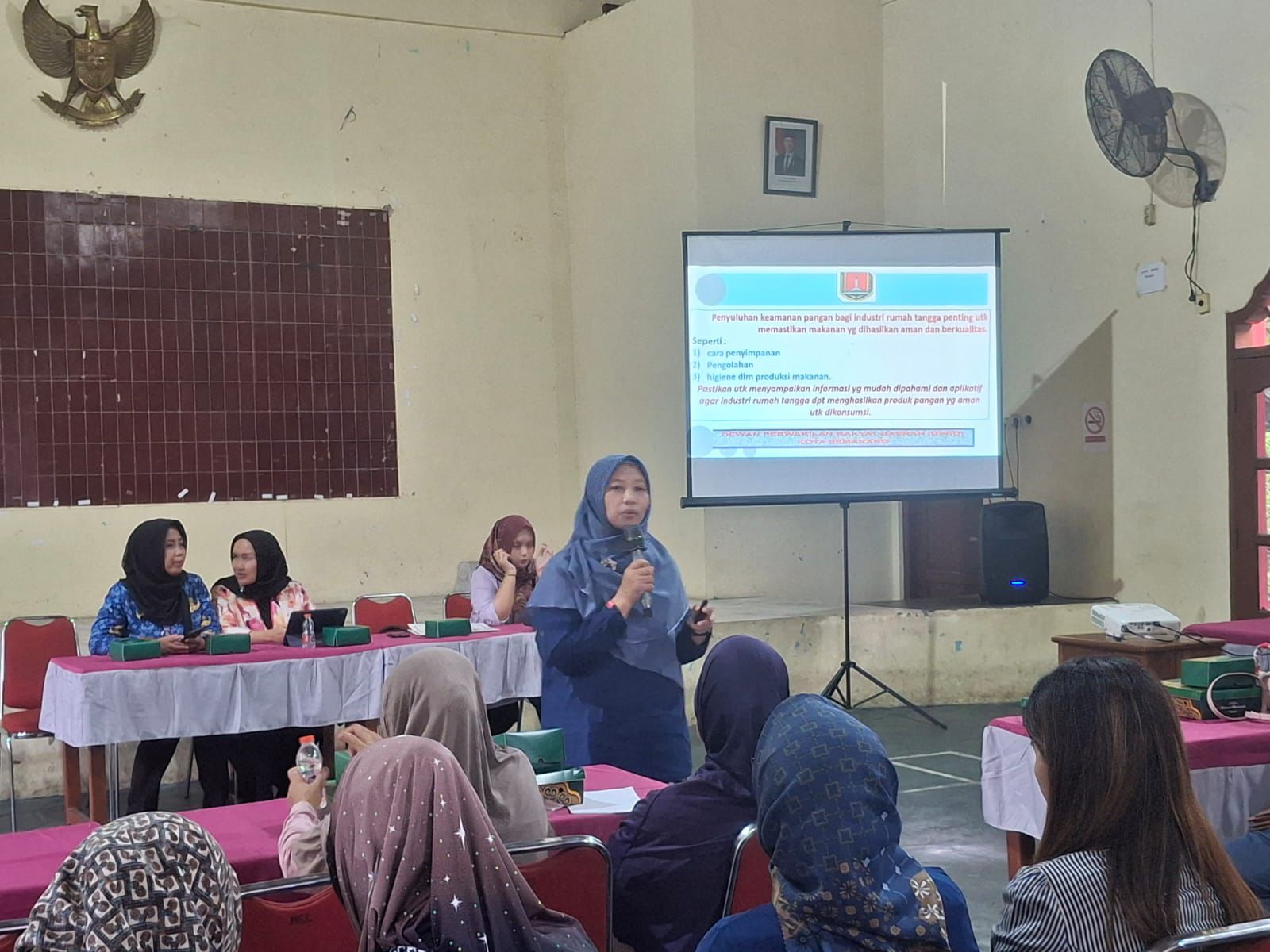 sosialisasi keamanan pangan di Kelurahan Ngaliyan (matasemarang.com/Lia Dina)